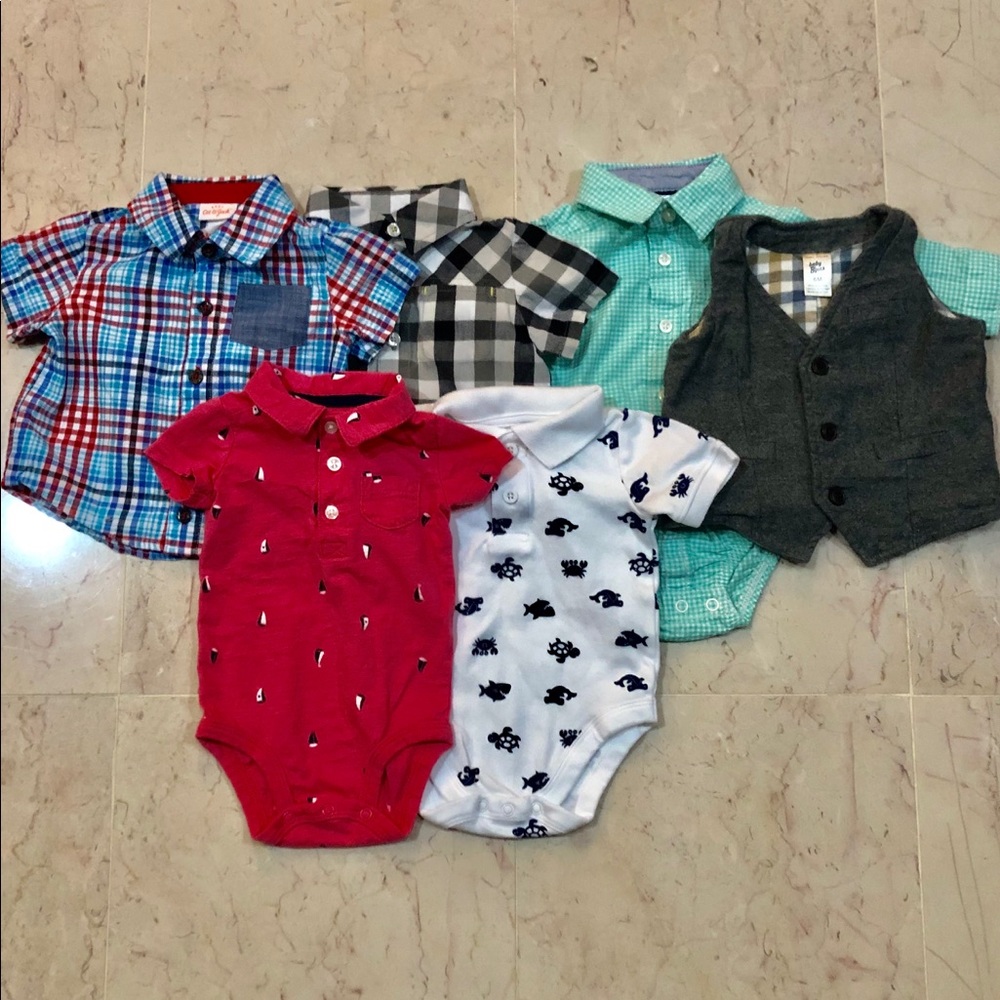 3-6 Months Collared Shirts Bundle